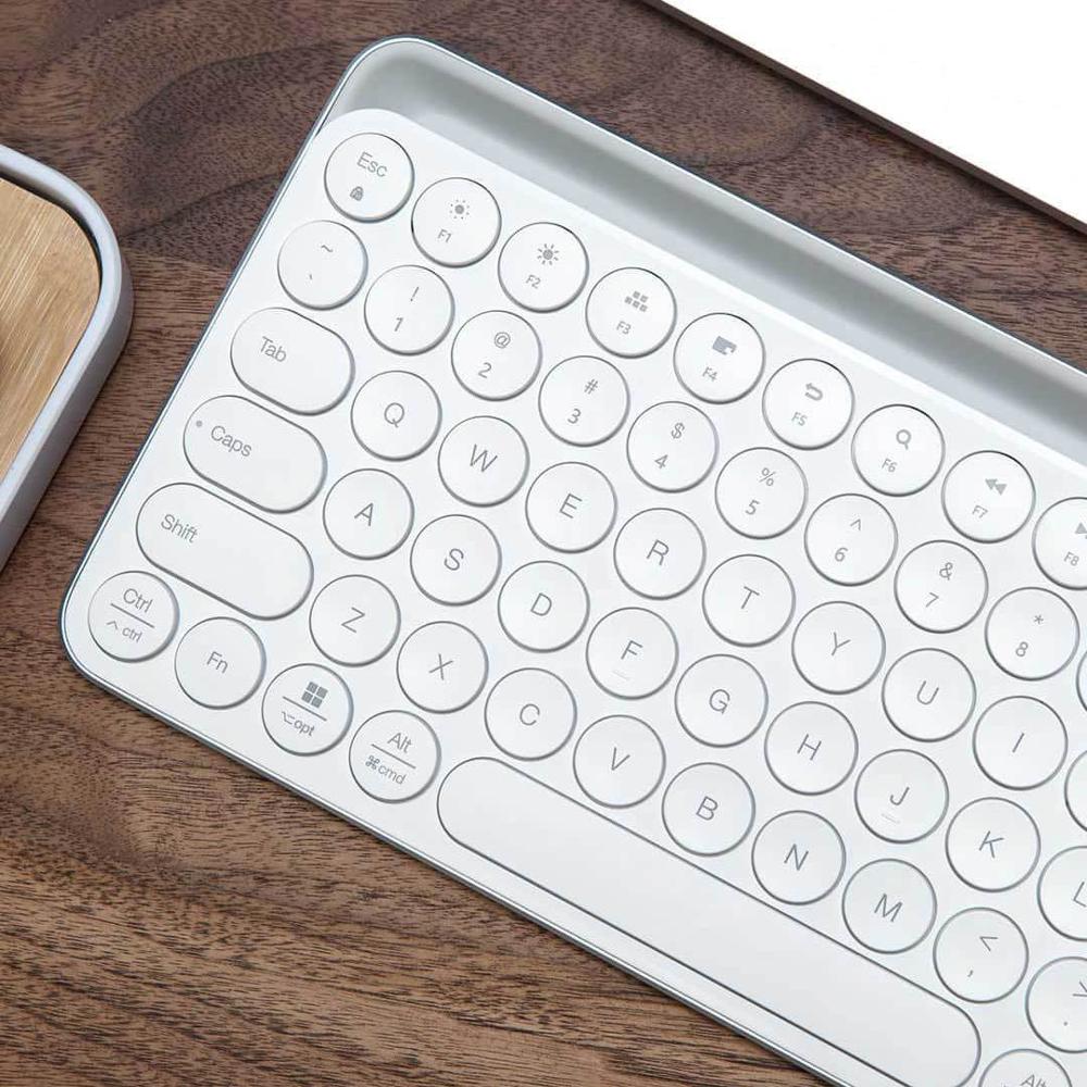 MIIIW Bluetooth 4.0 Dual Mode Keyboard 104 Keys MWBK01 2.4GHz Multi System Compatible Wireless Portable Keyboard
