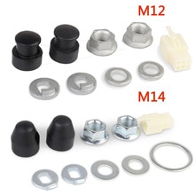 E-bike Hub Motor Axle M12/M14 Lock Nut /lock Washer /spacer /nut Cover For 500W-5000W Motors With 12/14mm Shaft Replace Parts