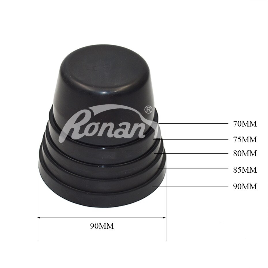 2 stuks rubberen doppen retrofit tuning auto universele stofkap 70 75 80 90 95 100mm voor koplampen auto accessoires