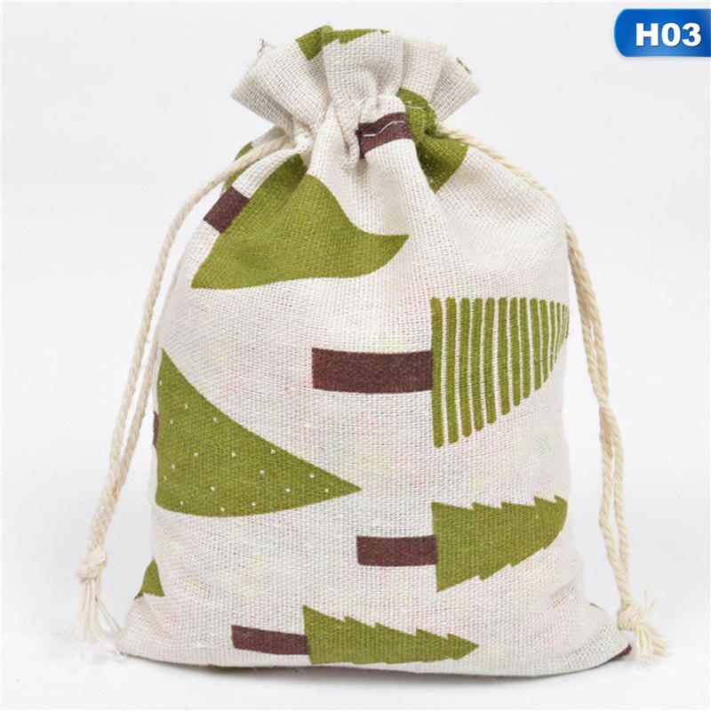 Katoenen Canvas Tas Cartoon Tas Pocket Tasje Thee Bag Afdrukken: HG24014H03