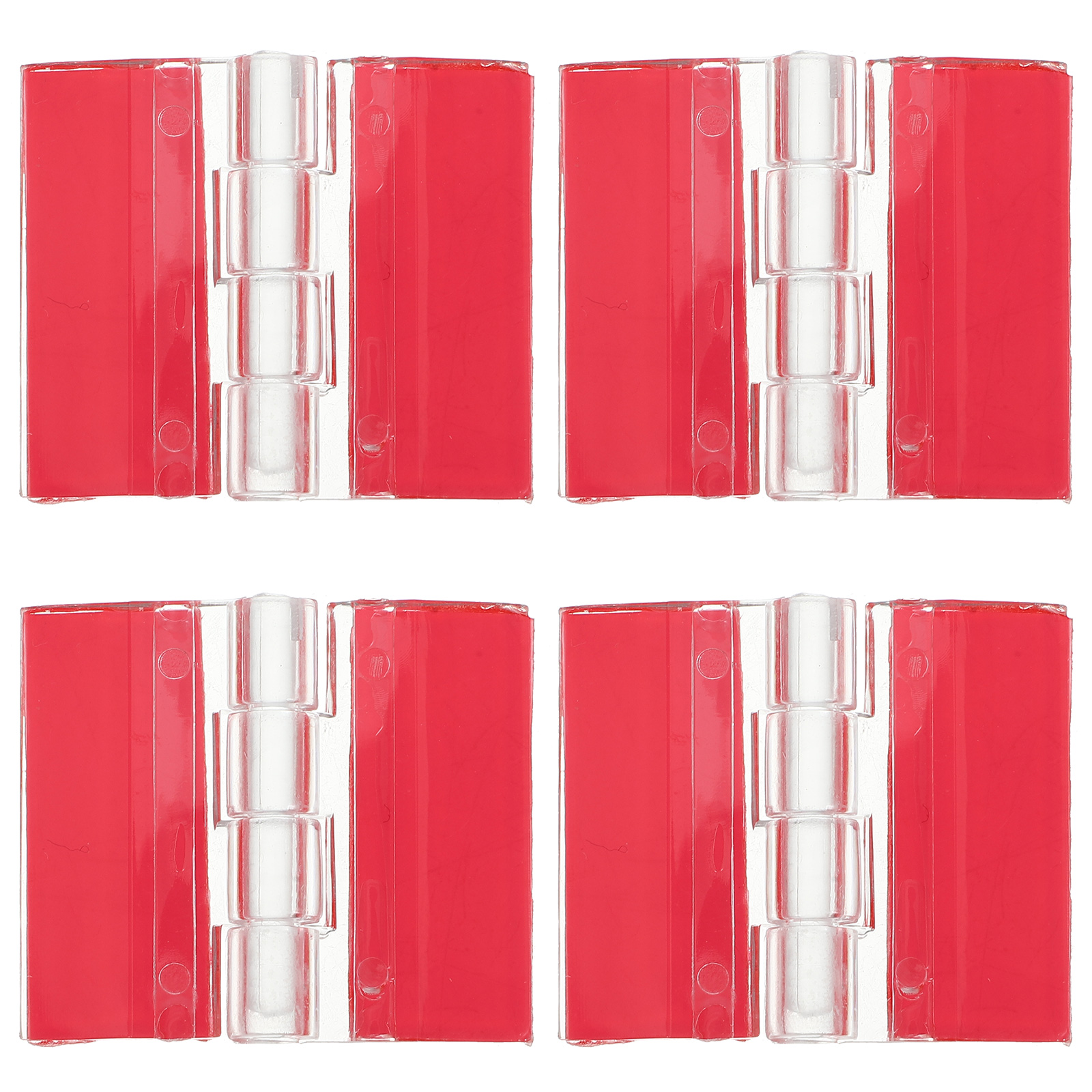 4 Stück Stark klebende Scharniere klar Acryl kleine Möbel Scharniere DIY Scharniere Ersatz