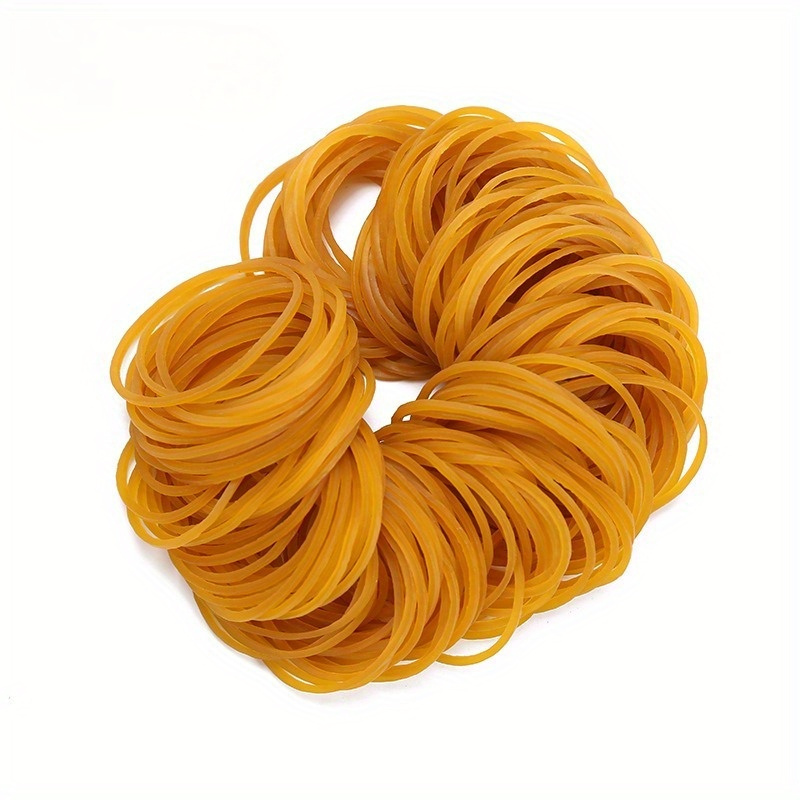 Elastico giallo ad alta elasticità - set da 100/300/666 pezzi, con diametro di 38 millimetri, gomma naturale resistente, adatto