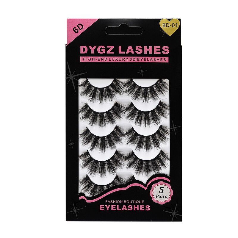 5 par 3d ögonfransar mink lösögonfransar handgjorda fluffiga fluffiga naturliga långa fransar dramatisk makeup ögonfransar cilios mink verktyg: 1