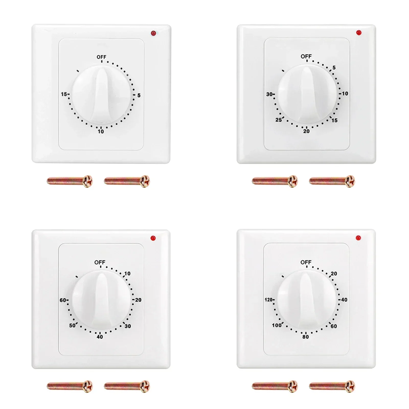 Practical Countdown Timer Timer Switch Timer Switch 50Hz 86 Panels AC220V Multi-purpose Precise Time Control Multi-Purpose