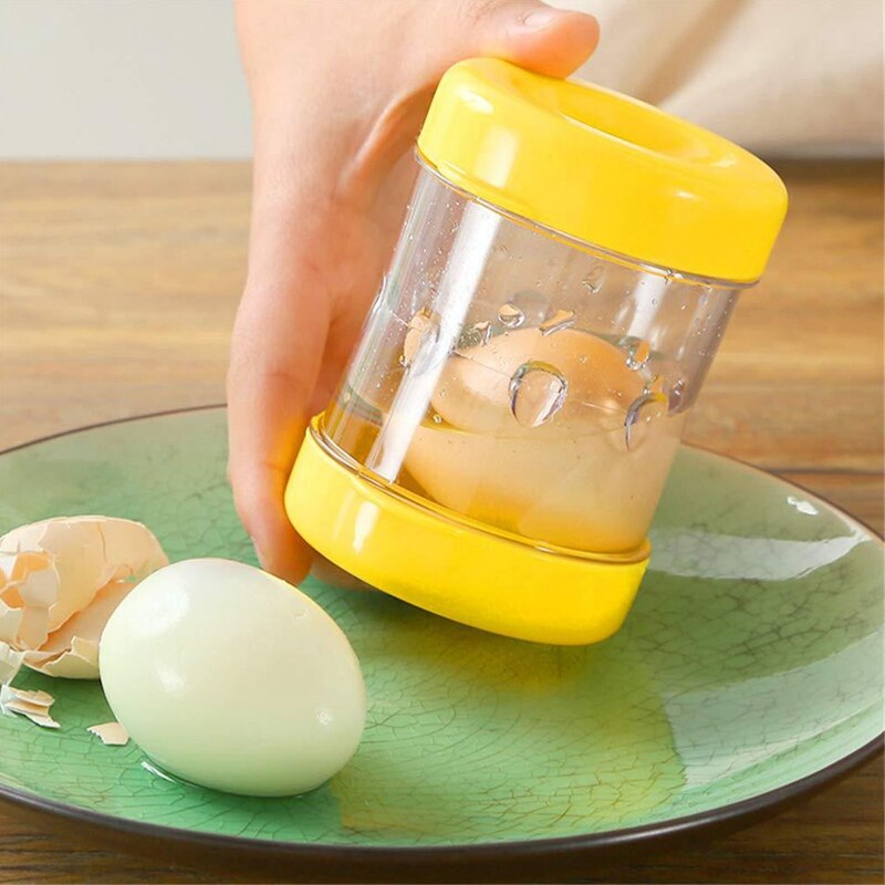 1pcs Hand Crank Automatic Egg Sheller Boiled Egg Peeler Egg Tool Egg Shell Separator Kitchen Gadget Peeling