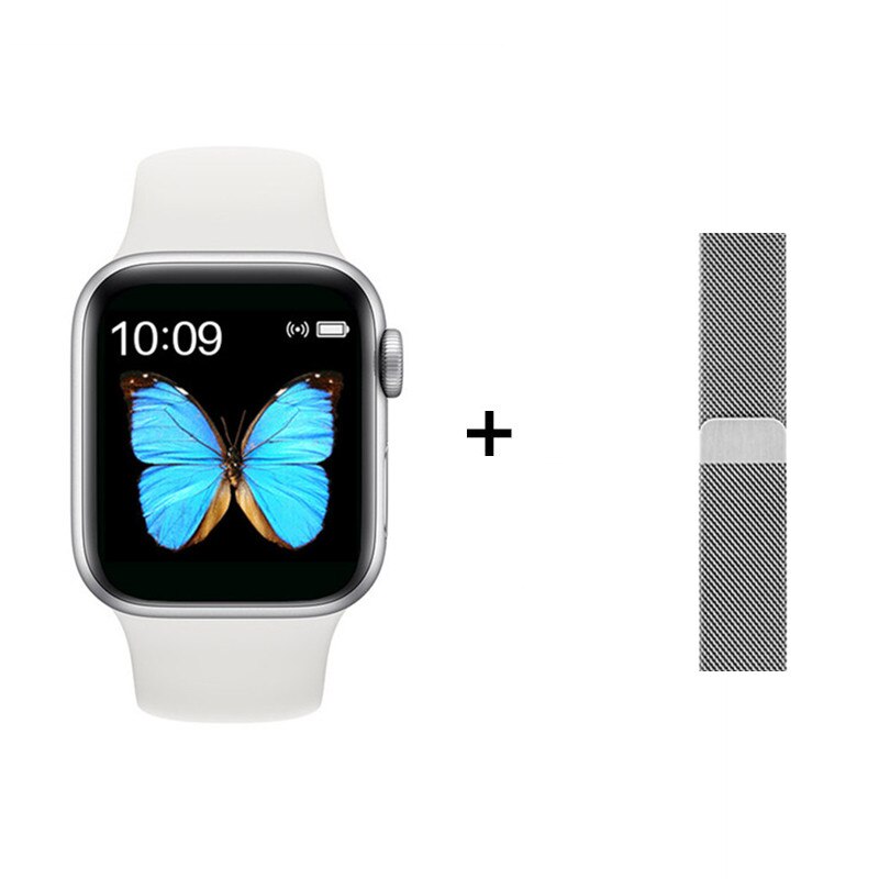 T500 Smartwatch IWO13 Serie 5 Bluetooth Call 44Mm Smart Horloge Hartslagmeter Bloeddruk Voor Ios Android Pk iwo 12 Iwo 8: White set watch