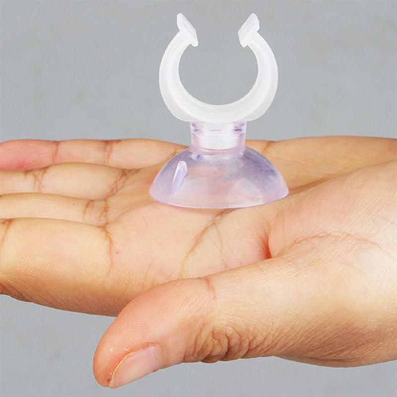 20Pcs Aquarium Zuignappen Tube Holder Zuignappen Buis Clip Zuignappen Buis Klem Zuignappen Aquarium Zuig cup