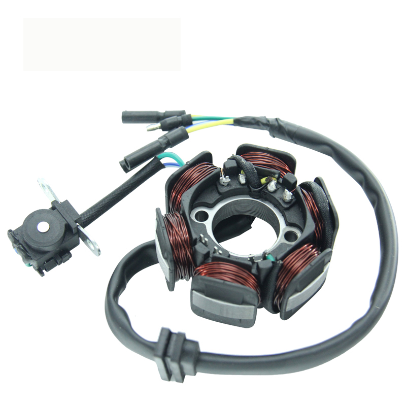 NOBIMOTO Generator Magnetor DC Stator Motor Coils Under Electric Starting Magneto DC Fit For Yinxiang 150cc Engines CQ-154-1