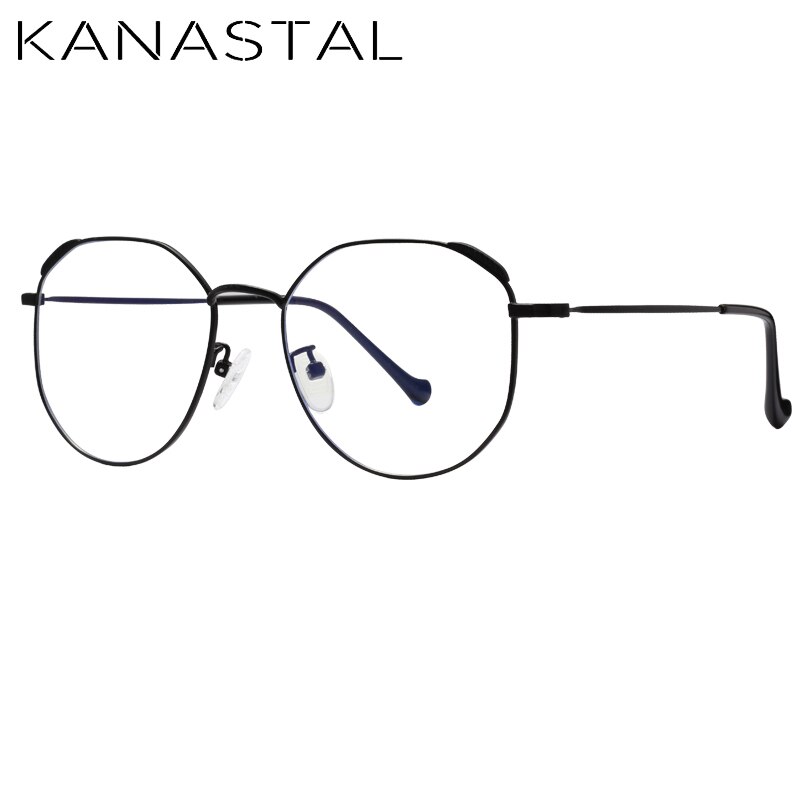 KANASTAL, gafas de protección de luz azul para ordenador, gafas ópticas para juegos, antifatiga, 1906: black
