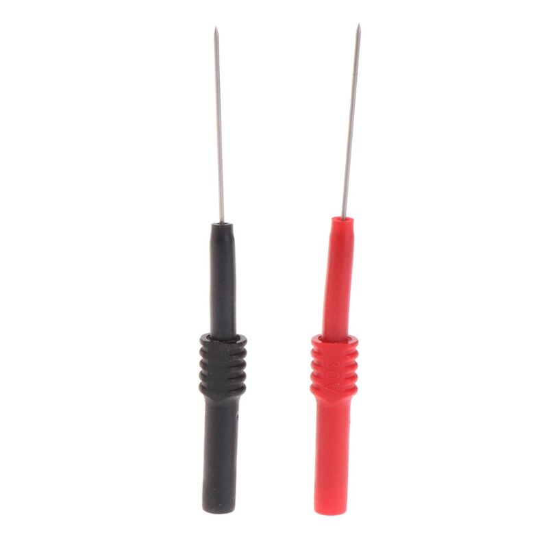 1 Paar Meetsnoeren Pin L95mm Flexibele Test Probe Tips 1Mm Connector Multimeter Naald