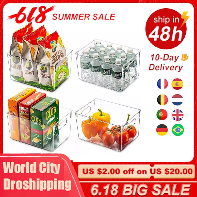 Lodówka organizator szuflada kosz spiżarnia przechowywanie żywności świeża półeczka robić przechowywania dodatkowa warstwa owoce warzywa przekąnarty pudełka narzędzia kuchenne