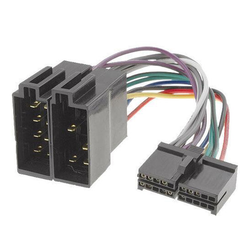 Autoradio ISO Adapter 20pin Kabel Universele type Connector voor goodmans ministerie sendai soundmax etc