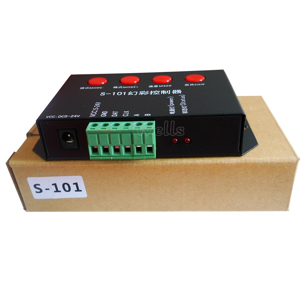 S-101 DMX512 Droom Kleur Led Controller Gebruik Voor WS2812b WS2811 WS2813 APA102 UCS1903 TM1812 Led Strip Licht Lamp