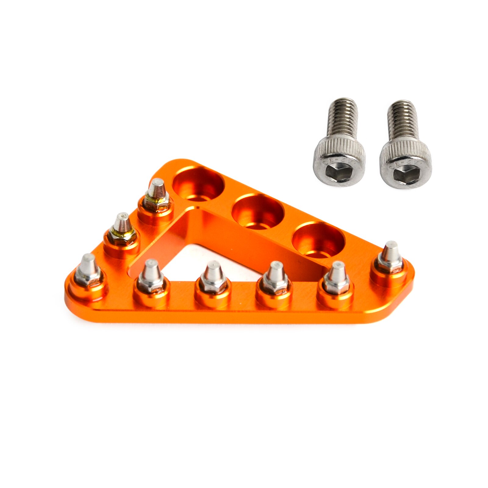 Nicecnc bromspedal spets stegplatta för husqvarna 701 enduro supermotor för ktm 990 950 1090 1050 1190 adventure r: Orange