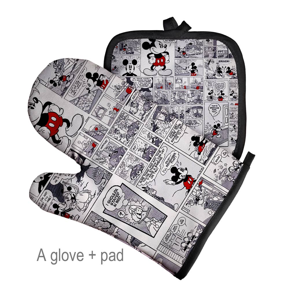 Bageisoleringshandsker til grill eller køkken mikroovn handske grydelap polyester ovnhandsker og grydelapper pad: No4