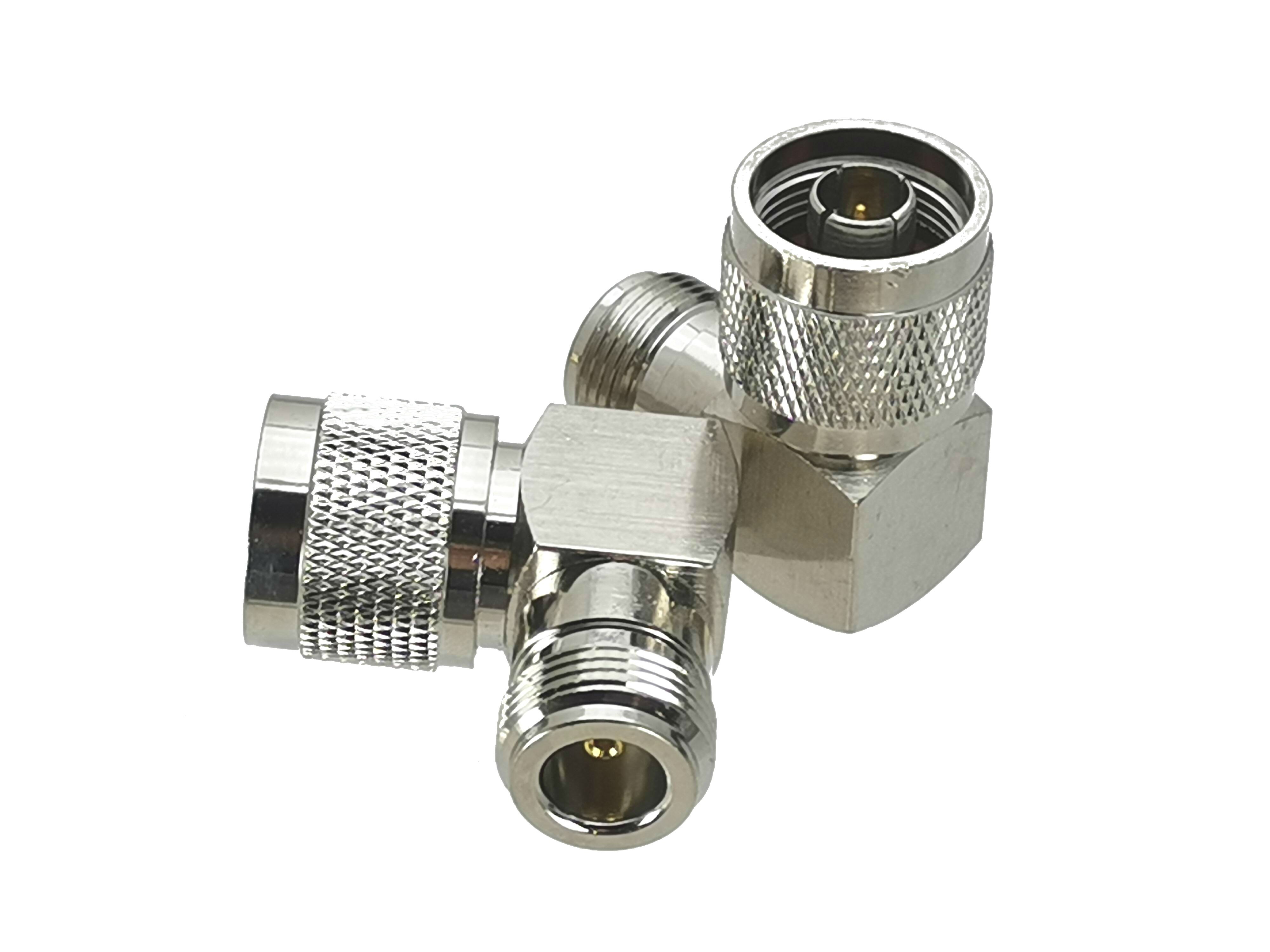1Pcs N to N / UHF PL259 SO239 Male plug & Female jack & T Splitter & Right angle RF Coaxial Adapter connector Test Converter