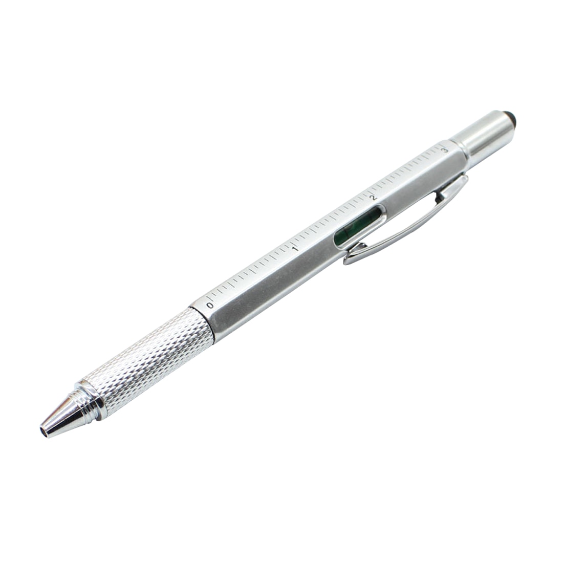 Pocket 1 Pcs 6 in 1 Multi Purpose Pen with Touch Screen Ruler Level Multi Head Screwdriver with 5 colors