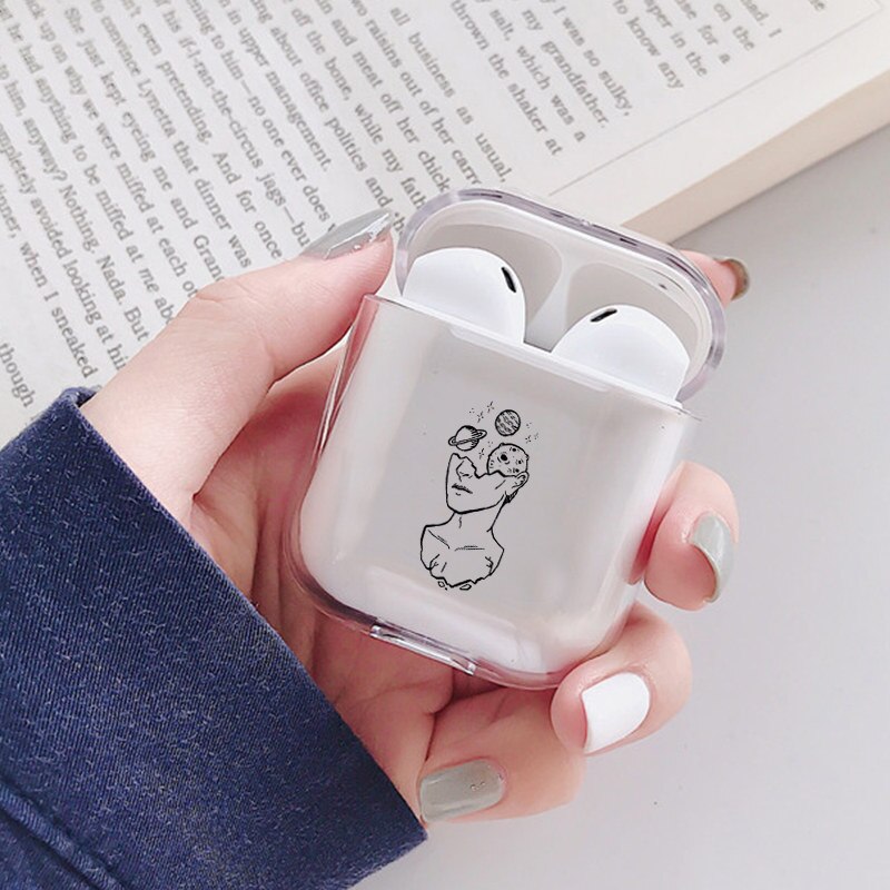 Case for airpods Cute Earphone Case For AirPods Cover Cartoon Wireless Earphone Accessories for Apple Airpods Soft Case Bag: I200336