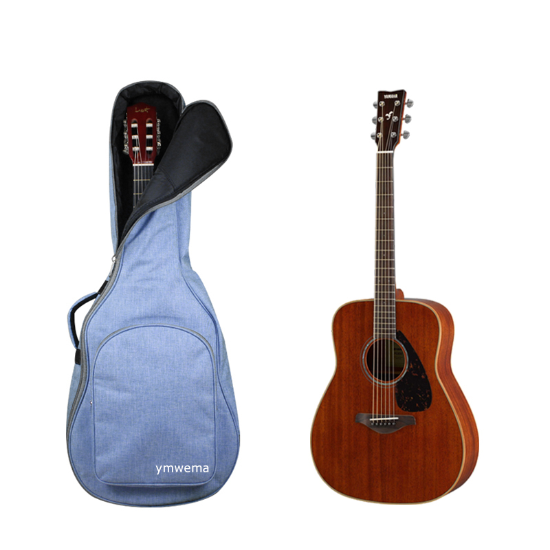 Custodia per chitarra 36/41 pollici 900D borsa per chitarra in tessuto Oxford impermeabile 6/12mm doppio spallacci in cotone zaino imbottito per chitarra morbida