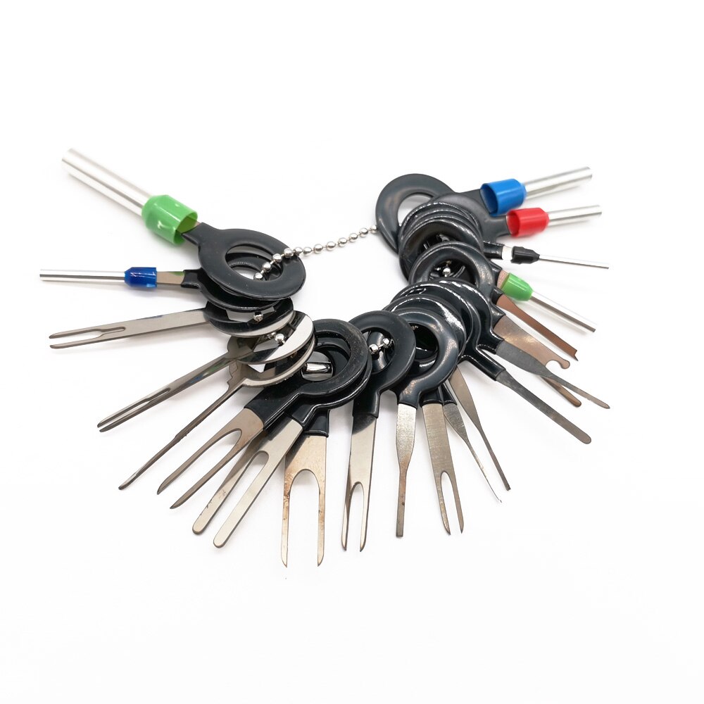 39/46pcs Car Terminal Removal Tool Pin Extractor Puller Wire Plug Connector Repair Kit Remover