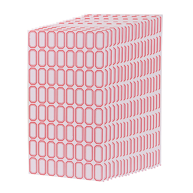 Autocollant de sceau autocollant de classification | Étiquette en papier, produit prix, bouteille d'épice, 10 feuilles/paquet