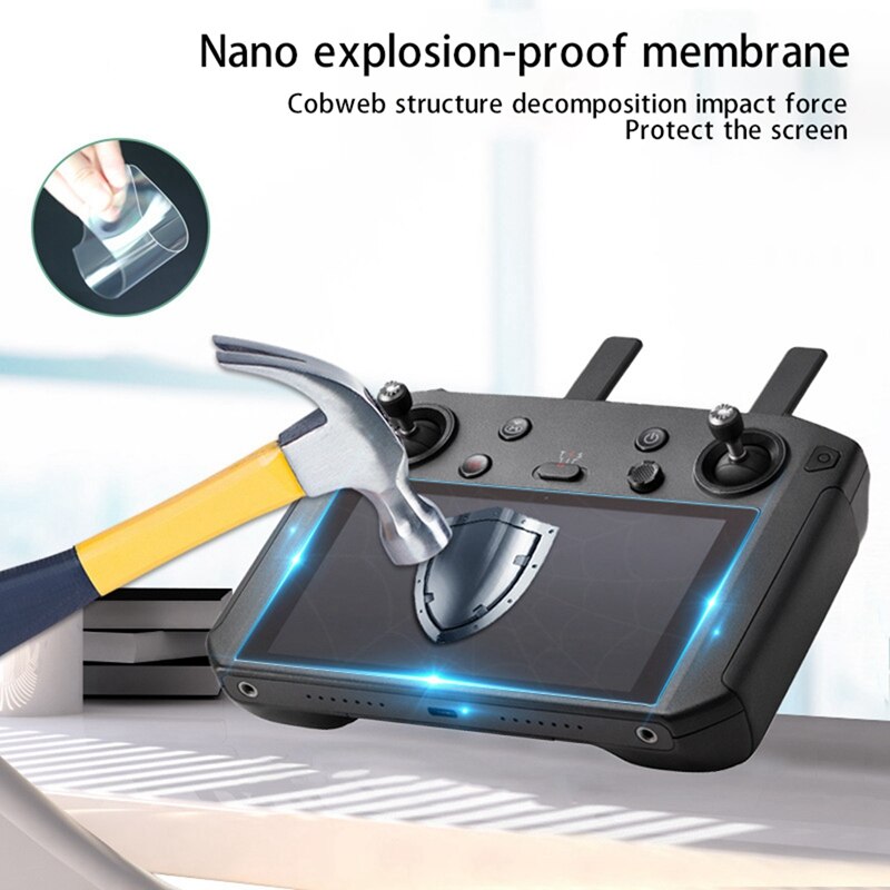 Displayschutzfolie für fernbedienung, hochauflösende antiviolett- und kratzschutzfolie für yumavic 2, dajiang dji