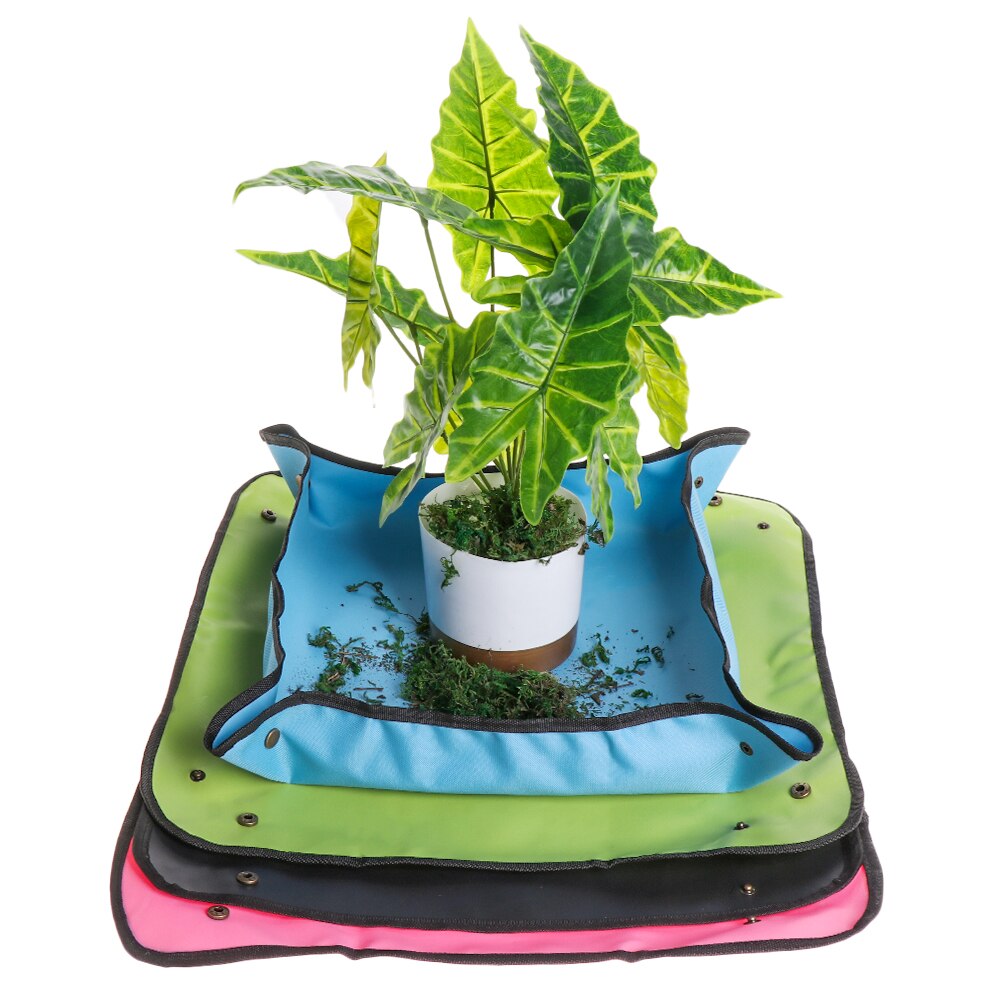 Pflanzung matt PE Saftigen Blumenerde matt Wasserdichte wiederverwendbar Blume Gartenarbeit Matten Umpflanzen Faltbare Pad draussen Zubehör