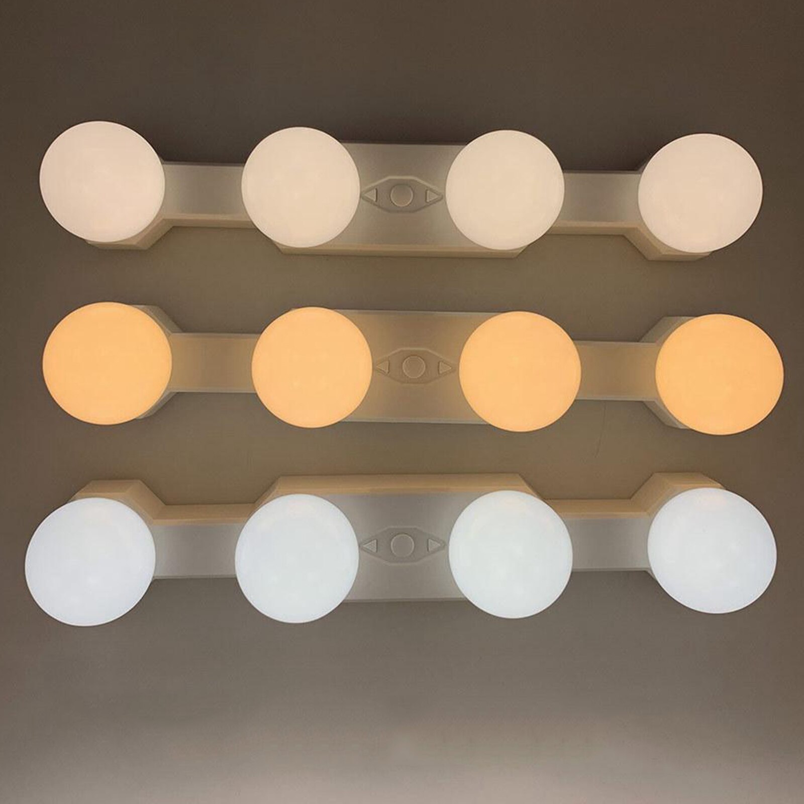 LED Dressing Table Makeup Mirror Vanity Lighted Cosmetic Dimmable Bulb Vanity Lights for Mirror for Makeup Desk