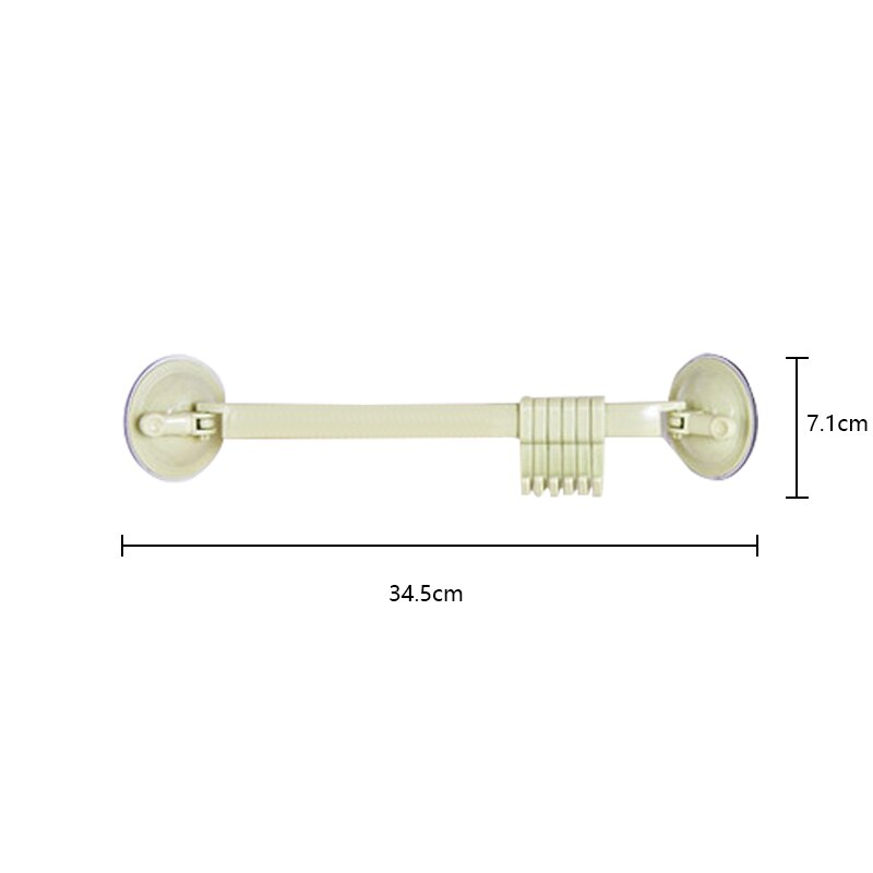 Wall-mounted Kitchen Hooks Suction Cup 6 Hooks Strong Adhesive Hook Bathroom Corner Nail-free Seamless Rack Hanger Hook Shelves: 7