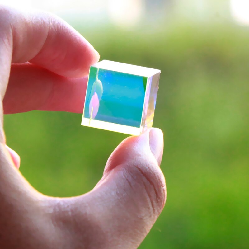 Glazen Kubus 18Mm Dichroic Prism X-Cube Prisma Voor Fotografische Beam Splitting Fotografie Accessoires Versieren Leuke Licht
