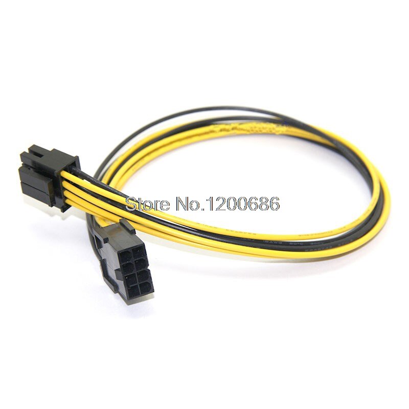 8 inch 20 CM Molex 8-pin PCI Express 8 pin (6 2) Pci-e GPU VGA ATX PSU Power Verlengkabel kabelboom
