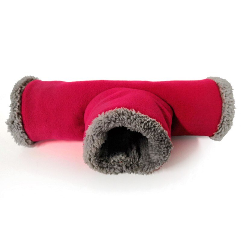 Kleine huisdier tunnel speelgoed winter warm buis bed hamster gerbil rat speelkanaal