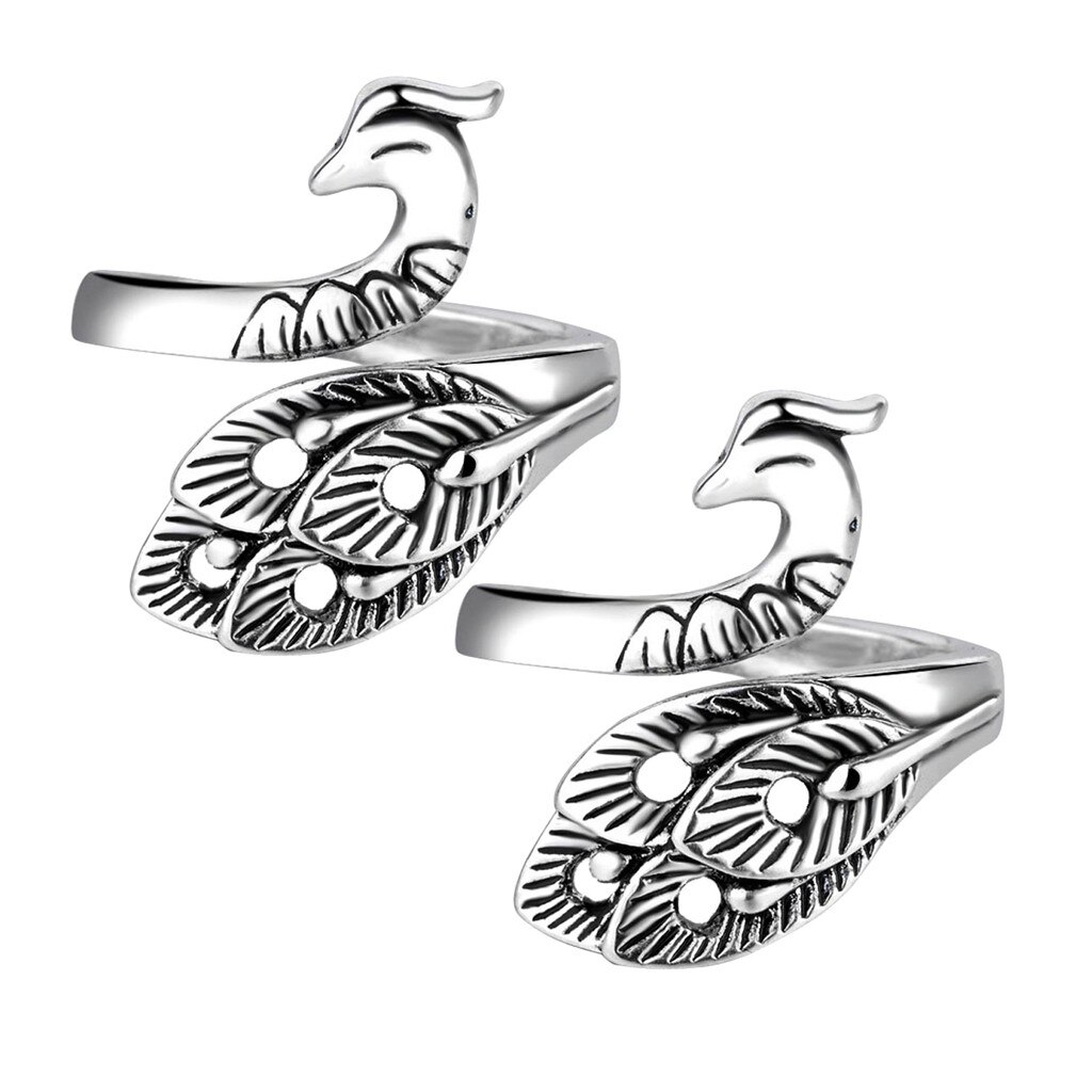 Verstelbare Breien Loop Haak Loop Breien Phoenix Ring Accessoires Gehaakte Breien Ambachten Tool Christmas: B