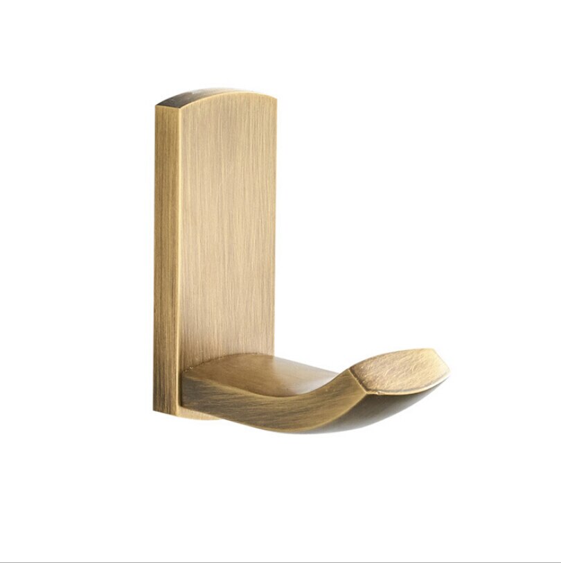Antik brons finish badrum hårdvara set mantel krok handduk bar rack toalettpapper handduk hållare badrumstillbehör: Mantelkrok
