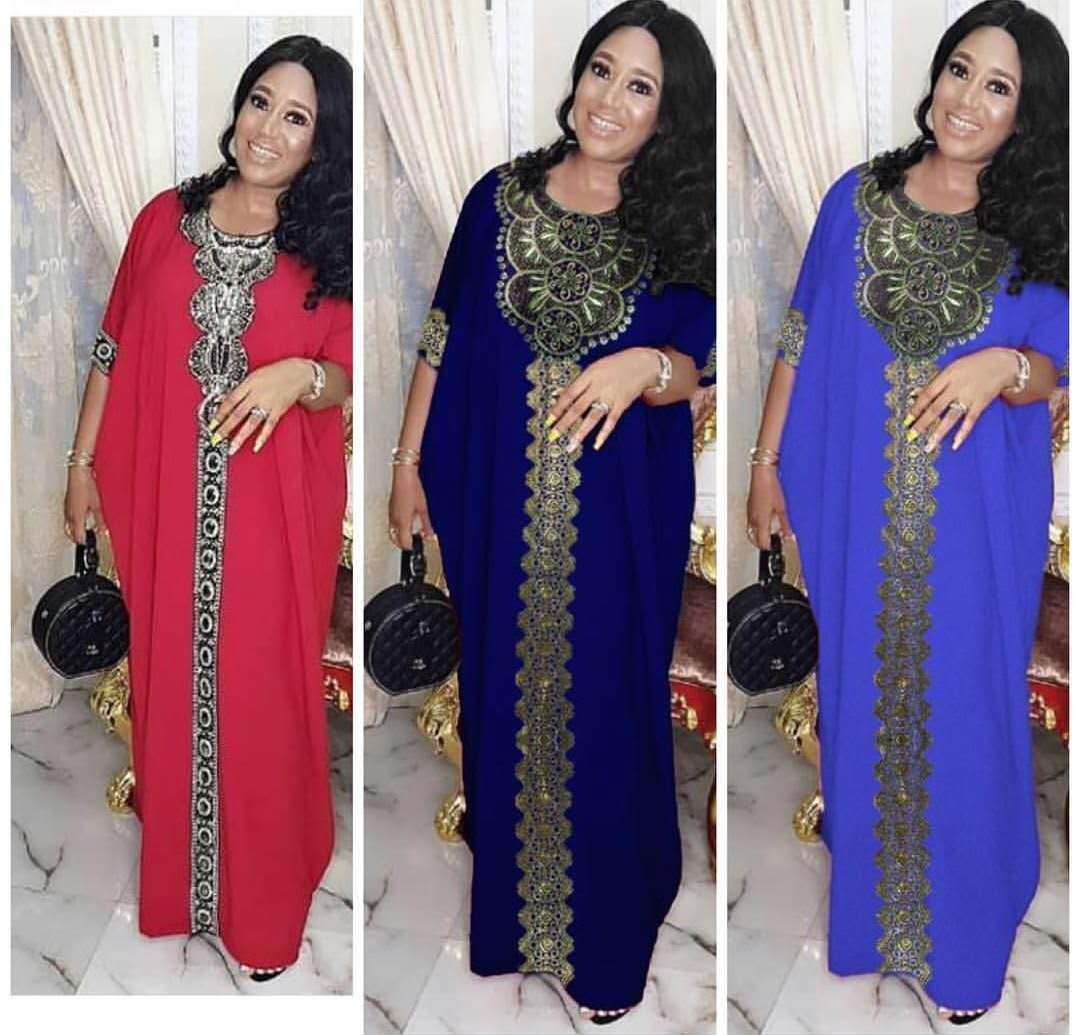 Afrikanske kjoler til kvinder broderede lange kaftan solid plus size sommerkjole maxi elastiske abaya kjoler kjoler