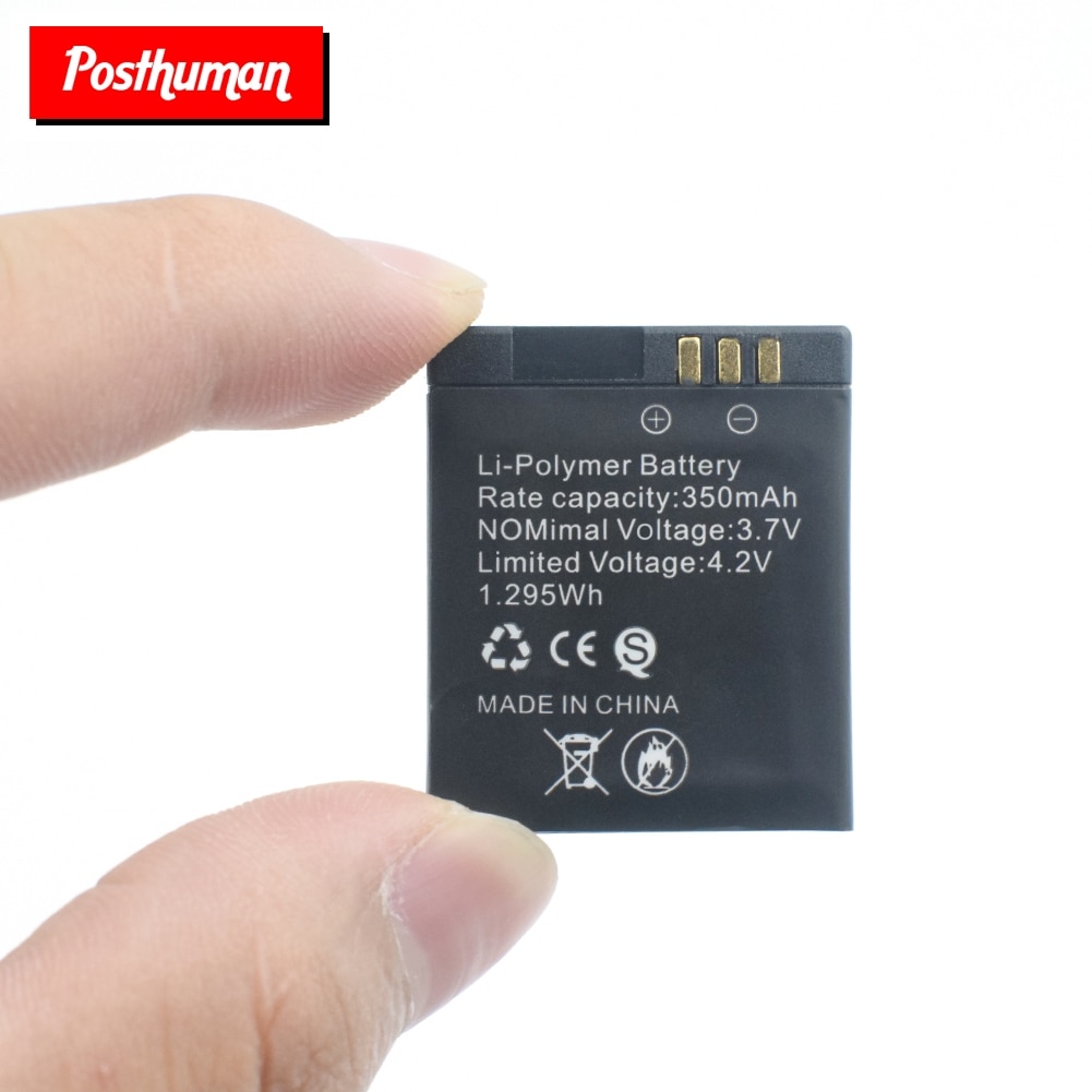 1-10Pcs Oplaadbare Li-Ion Polymeer Batterij 3.7V 350Mah Smart Horloge Batterij Vervangende Batterij Alleen Voor Smart horloge GT08