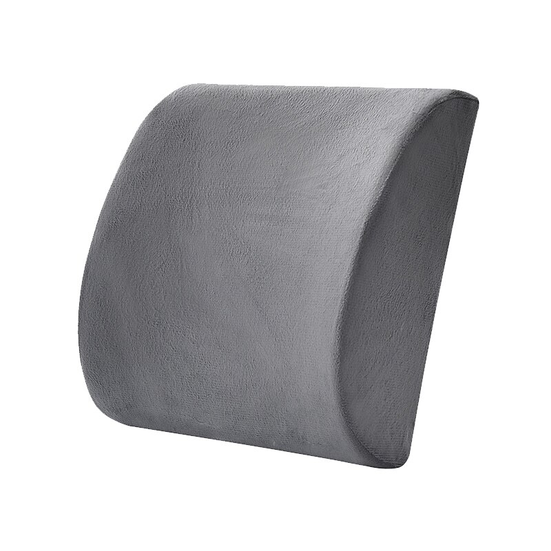 Mesh Weiche Memory Foam Lenden Unterstützung Atmungs Healthcare Zurück Taille Kissen Auto Sitz Hause Büro Kissen Entlasten Schmerzen Wildleder: Suede Gray
