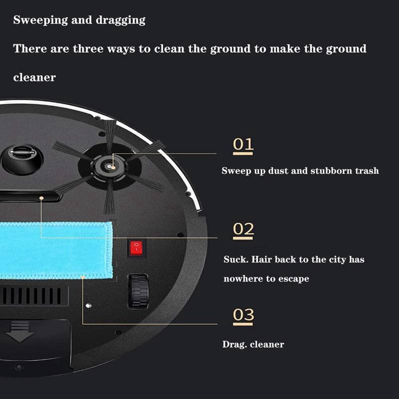 XIMEIJIE Automatic Robot Vacuum Cleaner With Remote Control Smart 