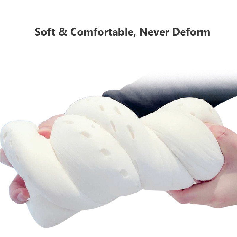 PurenLatex U Shape Travel Pillow Neck Protect Cervical Spine Thailand Pure Nature Latex Orthopedic Head Pillow Office Train