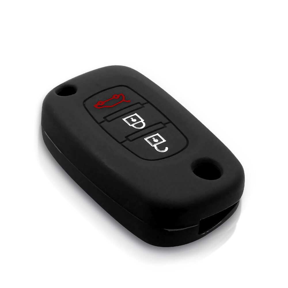 KEYYOU silikonowa obudowa na kluczyk samochodowy kieszonka na zegarek 3 przyciski pokrywa dla Renault Megane 3 Fluence Clio dla LADA Priora sedan sport Granta Vesta prześwietlenie