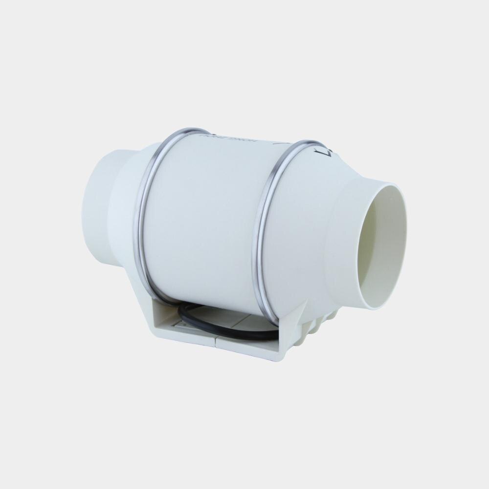 Flow inline kanal booster fan turbines air blower hydroponic air ventilation system badeværelse toilet køkken exhuast extractor fan