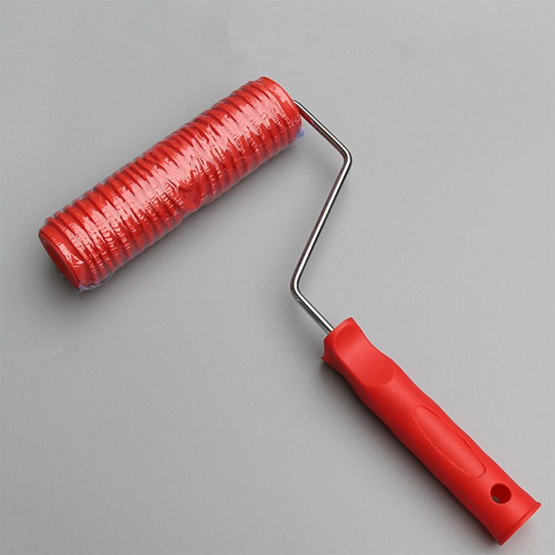 Embossed Paint Roller Sleeve Wall Texture Stencil Brush Pattern Art Rollers House Decoration Household Tools