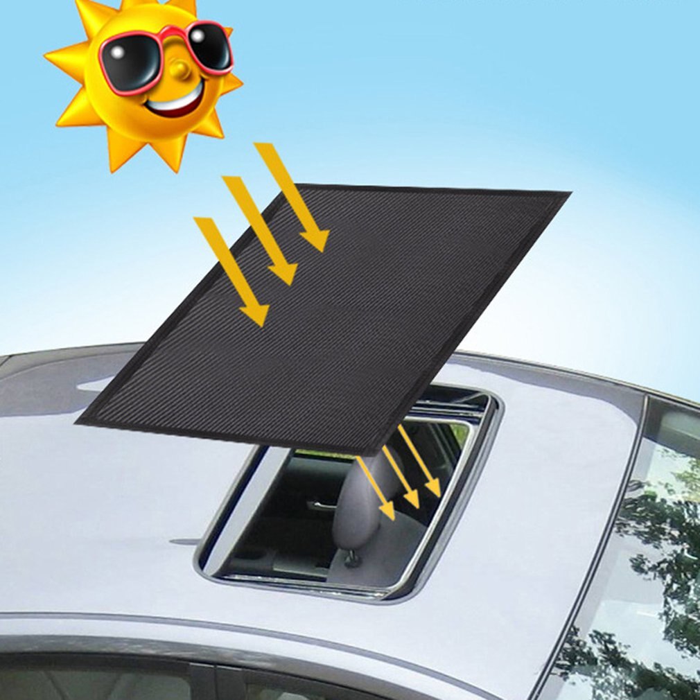Car sunroof anti-mosquito screens magnetic car sunroof shade curtains outdoor car anti-mosquito screens
