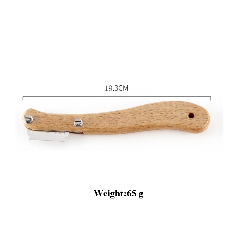 Meibum 1 Pcs Bread Scoring Knife Wooden Handle With Stainless Steel Blade Country Bread Baguette Toast Cutter Dough Trim Tools