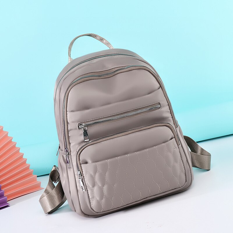 Mochila bonita estilo informal de viaje para mujer, morral escolar para chicas, de tela suave de , con múltiples bolsillos