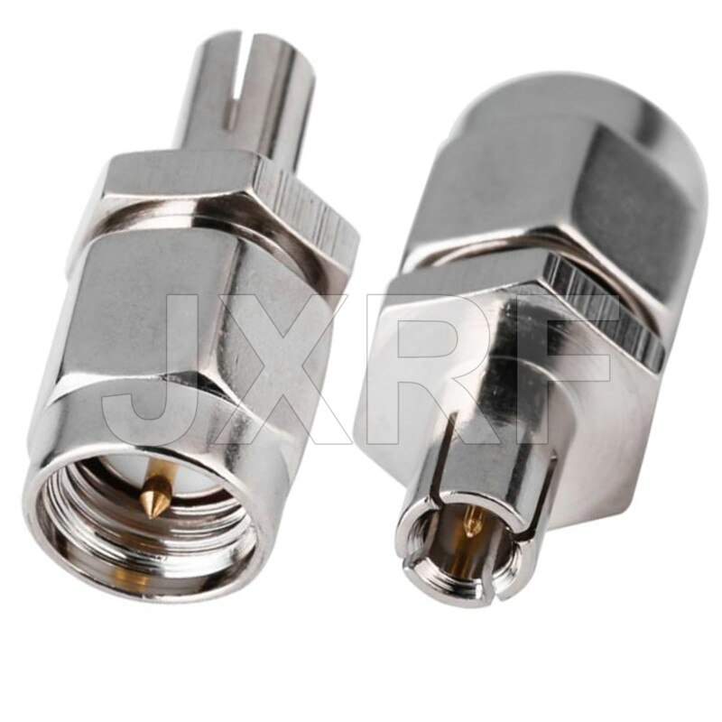 1PCS SMA To SMA SMB MCX MMCX CRC9 TS9 male female Adapter RF Connector: No 20-1PCS