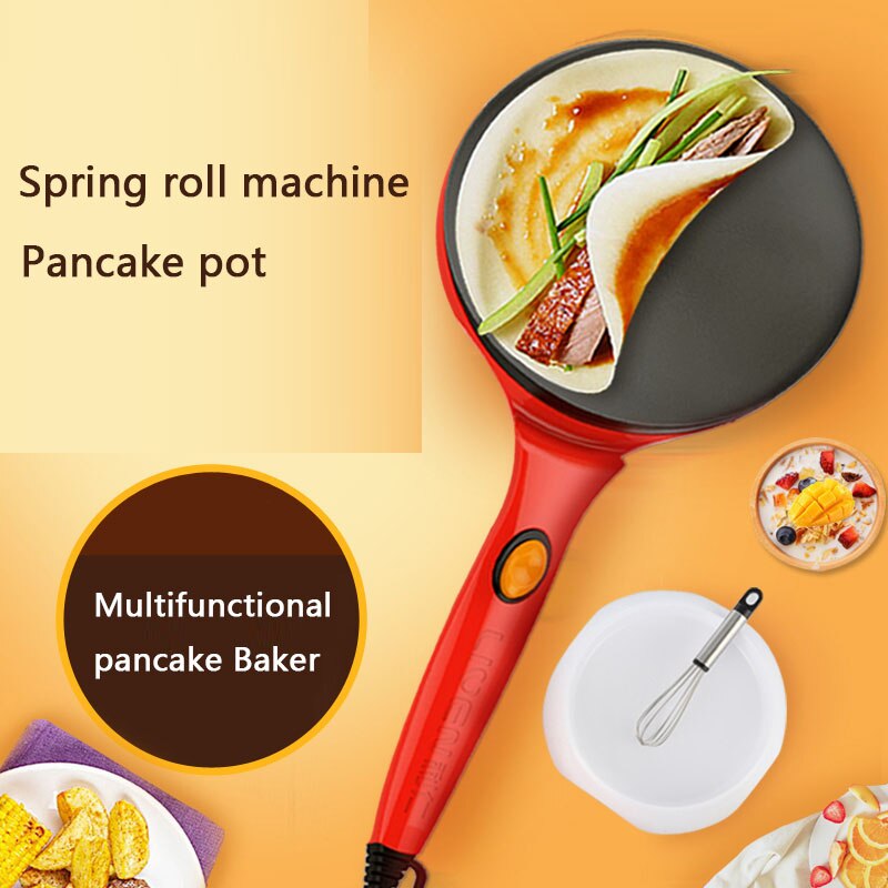 Pizza Machine Spring Roll Machine Home Pancake Pot Multi-function Pancake Cake Machine Shaker Pan Pizza