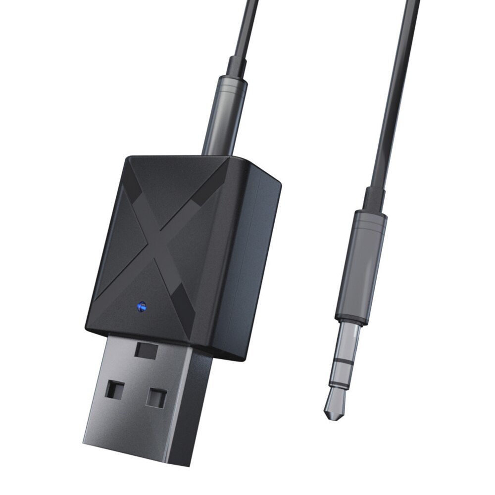 Kn320 bluetooth 5.0 usb mini stereo lydmodtager sender aux rca usb 3.5mm stik til tv pc bilsæt trådløs adapter