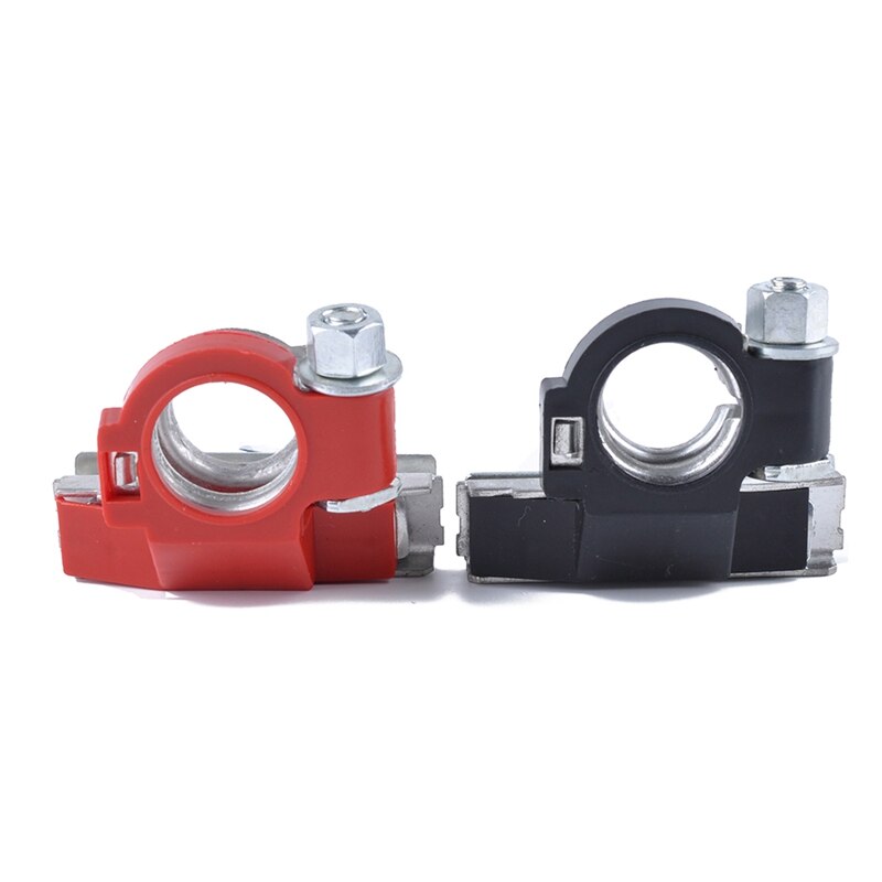 2X batterie haut poste câble borne fil bornes voiture batterie connecteur batterie borne batterie pince avec clé + laiton Termi