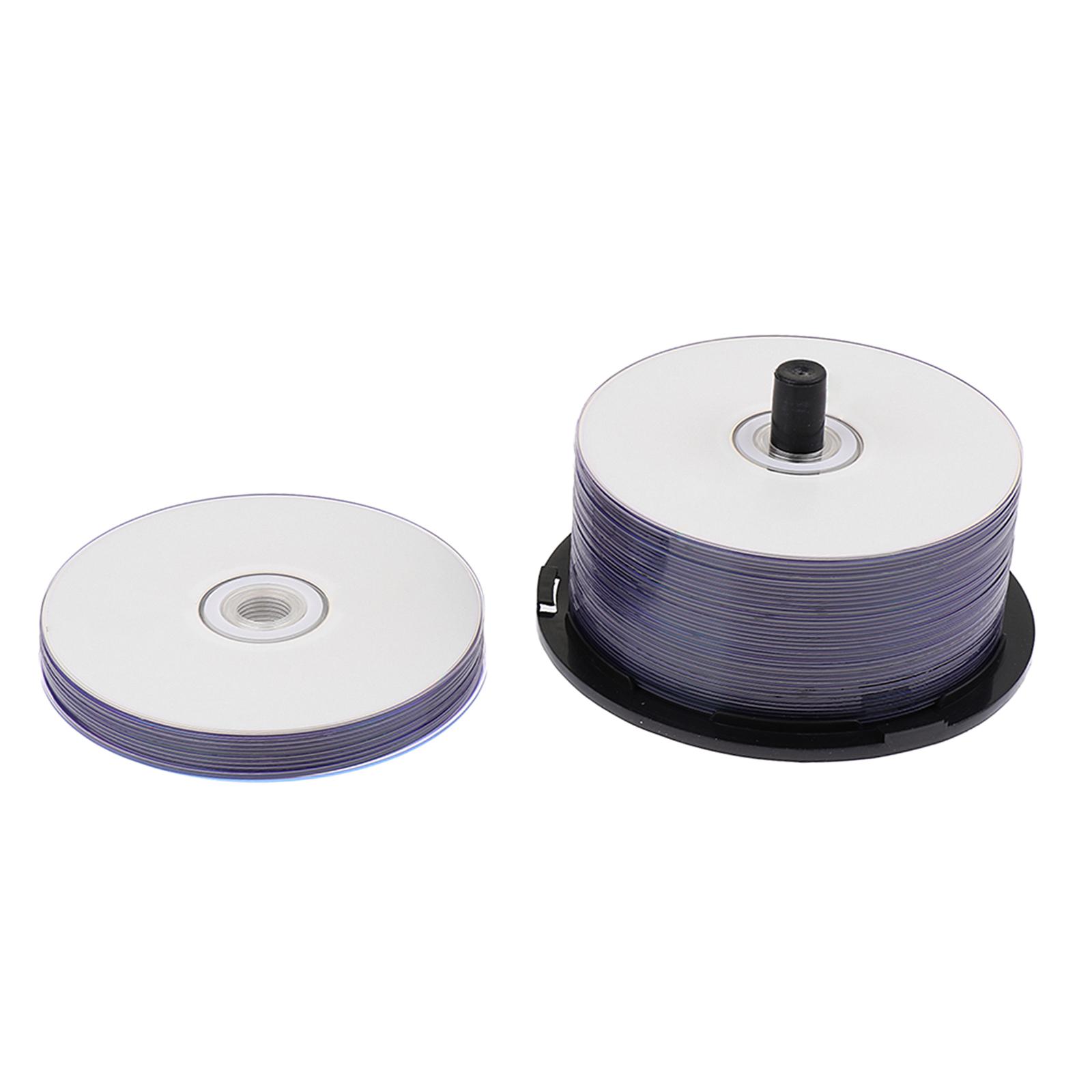 Portable Blank Disc CD-R 700MB Pack for Music System Compact Digital Media Recording and Disc Storage